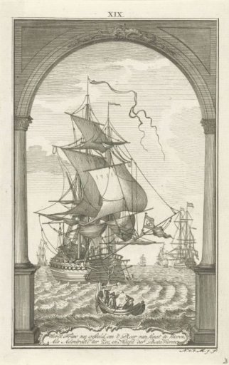 Decoration at the house of Lady A.J. Heshuizen in Naarden, 1766