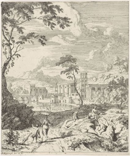 Landscape with a Woman with a Parasol