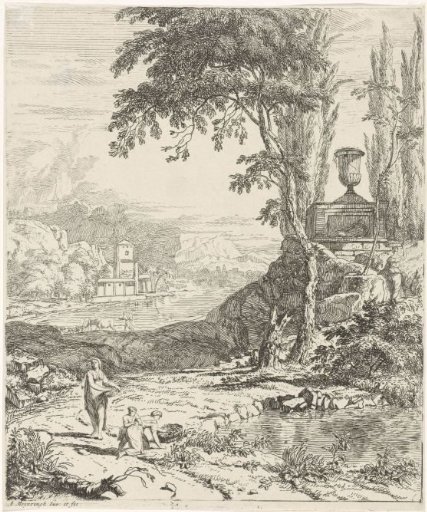 Landscape with Flower-Picking Women