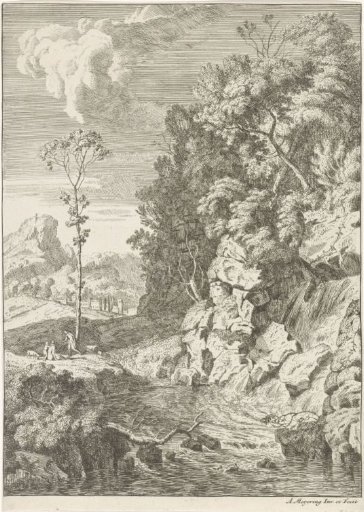 Landscape with a Waterfall