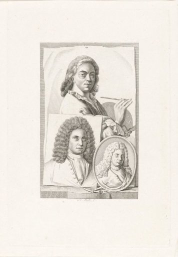 Portraits of N.N. Roukens, Hendrik Soukens and Frans van Eynden