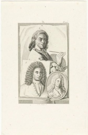 Portraits of N.N. Roukens, Hendrik Soukens and Frans van Eynden