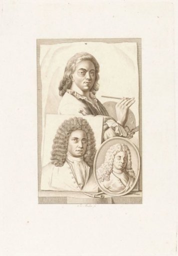 Portraits of N.N. Roukens, Hendrik Soukens and Frans van Eynden
