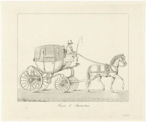 Horse-drawn Carriage in Amsterdam
