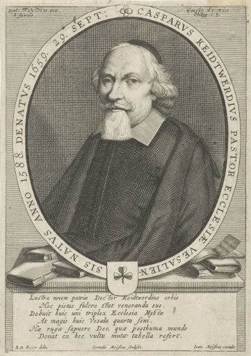 Portrait of Casparus Keidtwerdius