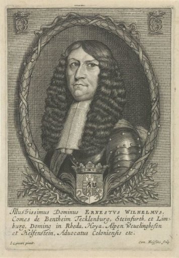 Portrait of Ernst William, Count of Bentheim