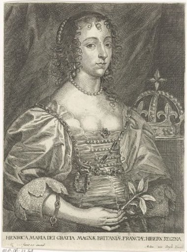 Portrait of Henrietta Maria of Bourbon, Queen of England