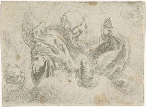 God the Father with the dove of the Holy Spirit