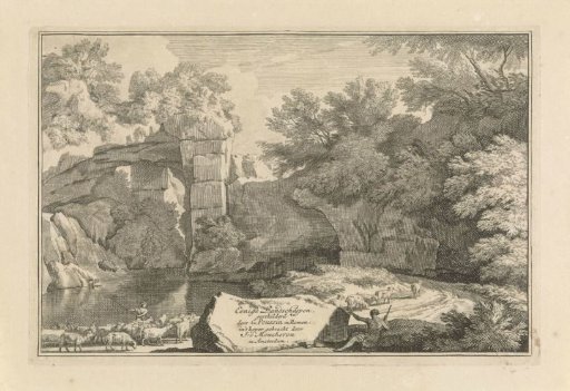 Landscape with a shepherd and his flock
