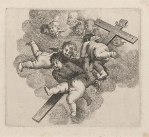Putti with the cross