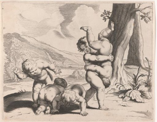 Landscape with Playing Children