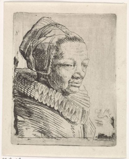 Old Woman with a Cap on Her Head