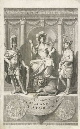 Dutch Maiden flanked by Mars and Mercury