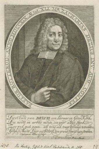 Portrait of Zacharias Dezius
