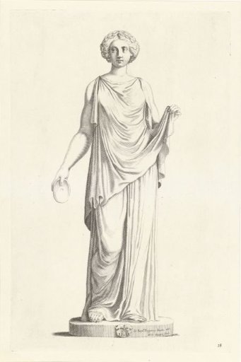 Statue of a young woman