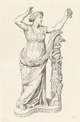 Statue of a bacchante