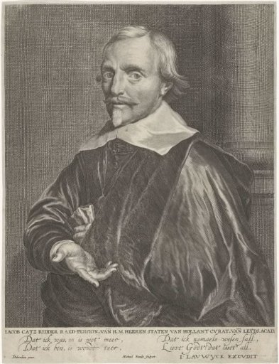 Portrait of Jacob Cats
