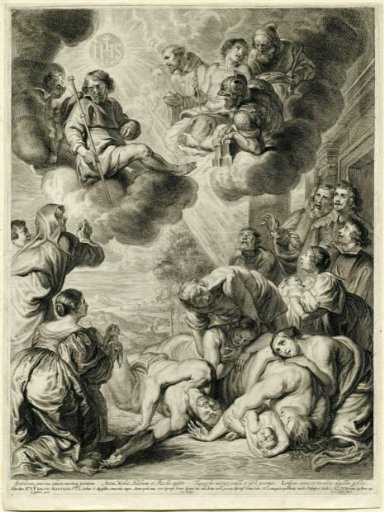 St. Rochus and the plague victims