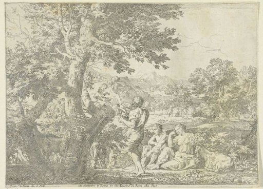 Landscape with Shepherds and a Dog
