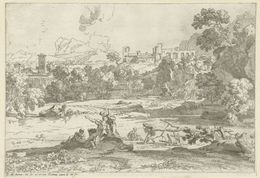 Landscape with Five Figures