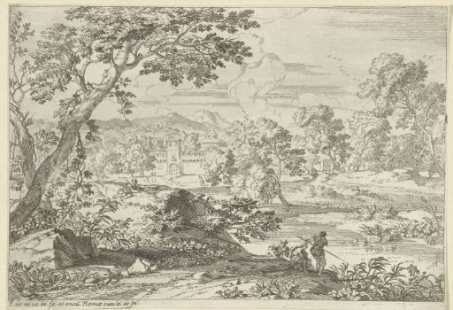 Landscape with a Fisherman