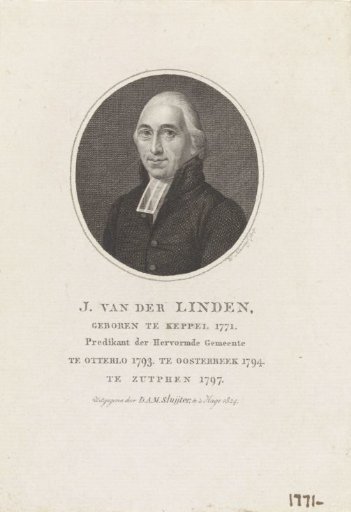Portrait of Johannes van der Linden