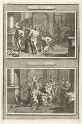 The Scourging and Mocking