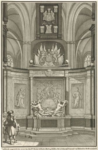 Funerary monument of Michiel Adriaenszoon de Ruyter in the New Church, Amsterdam