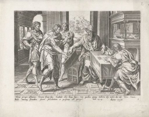 A Man Gives Talents to His Servants