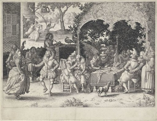 The Prodigal Son Squandering His Inheritance