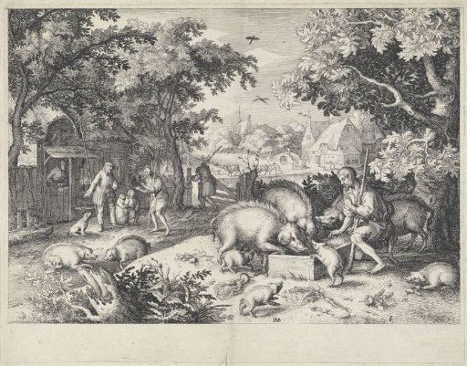 Prodigal Son as Swineherd