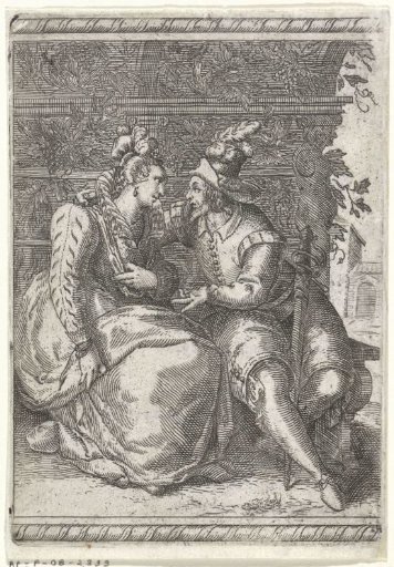 Elegant Seated Couple
