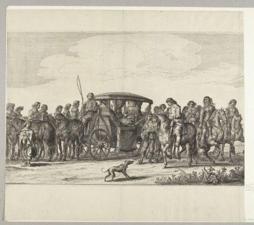 Entry of Maria de' Medici into Amsterdam (Plate 6), 1638