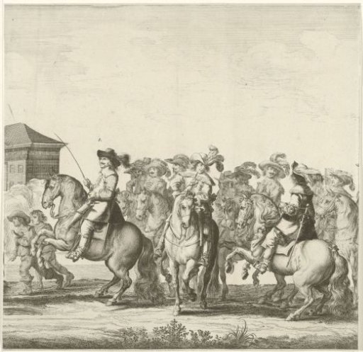 Entry of Maria Henrietta Stuart, Princess of Orange into Amsterdam (Plate 2)