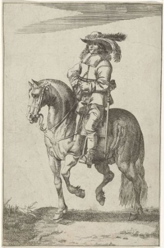 Rider Riding to the Left