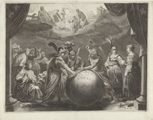 Hercules forges the divided French Kingdom into one unity