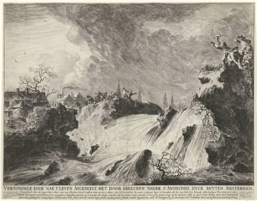 Breach of the Sint-Antoniesdijk on 5 March 1651