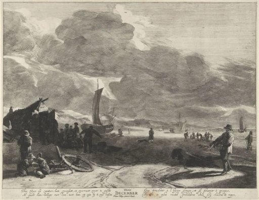 Beach Scene: The Month of December and the Season of Winter