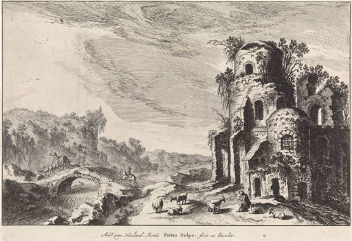 Landscape with a Bridge and a Ruin