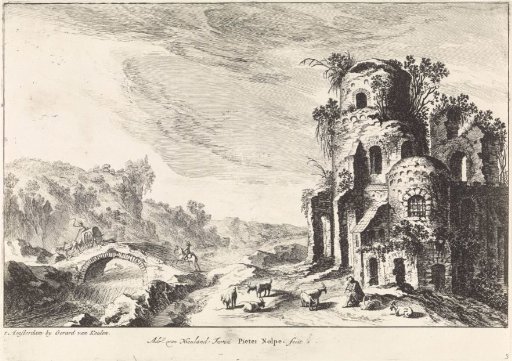 Landscape with a Bridge and a Ruin