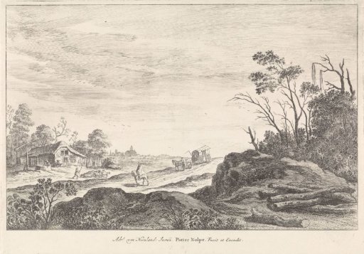 Landscape with a Farmhouse by a Road