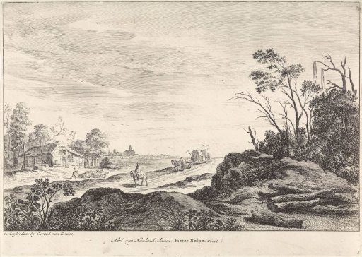 Landscape with a Farmhouse by a Road