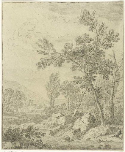 Landscape with a brook