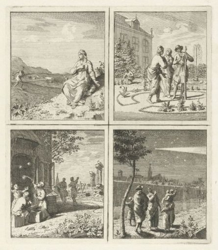 The sower / City garden / Transience / Looking at stars