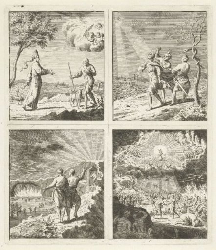 Pride and Christian humility / Man beset by the World / The broad and the narrow way / Last Judgment