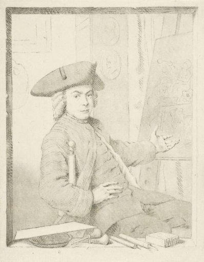 Self-portrait of Cornelis van Noorde