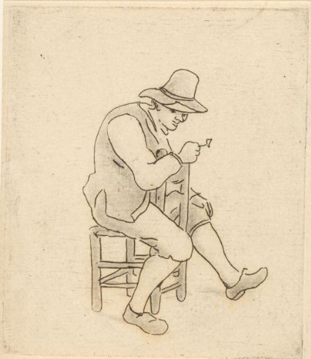 Seated man