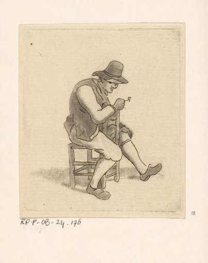 Seated man