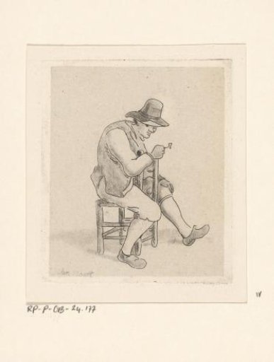 Seated man