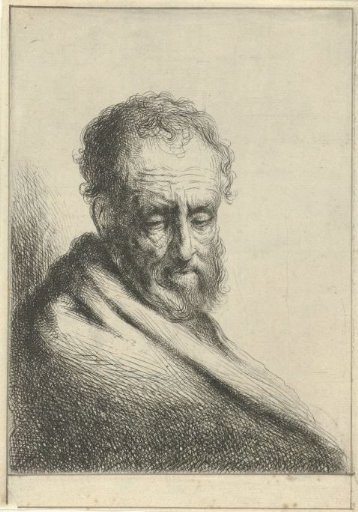 Bust of an old man